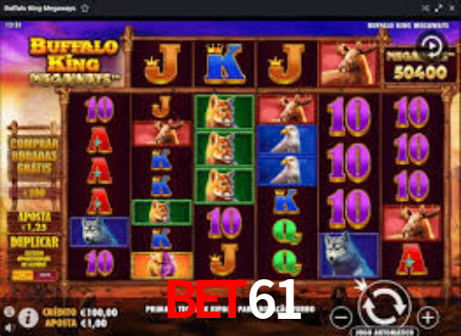 Cassino na plataforma Bet61